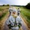 Meredith Shumrick keeps up with the pack during an Army ROTC lab for field navigation training.
