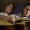Daniel Evans plays guitar for his girlfriend Sadie Roth.